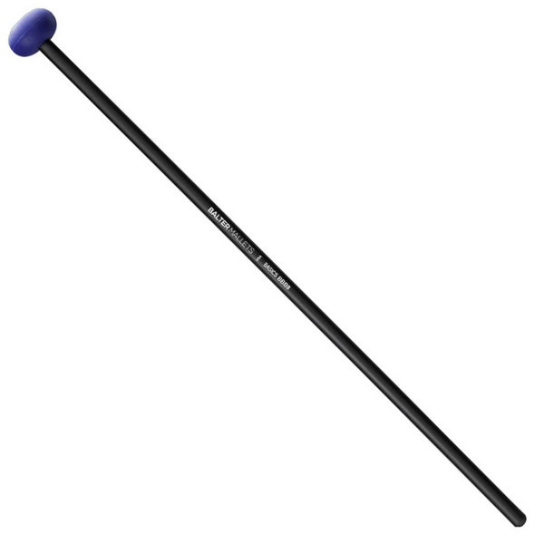 Xylofonkøller Balter Mallets BBB8, Balter Basic, Medium, Blue Rubber, Black Birch Handle