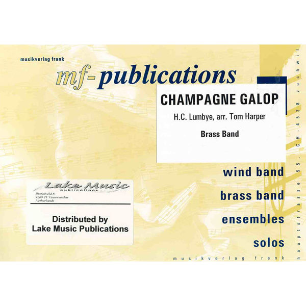 Champagne Galop, H.C. Lumbye, arr Tom Harper. Brass Band