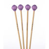 Vibrafonkøller Musser MGV31, Good Vibes, Rattan Handle, Soft, Cord, Lavender, Set of 4