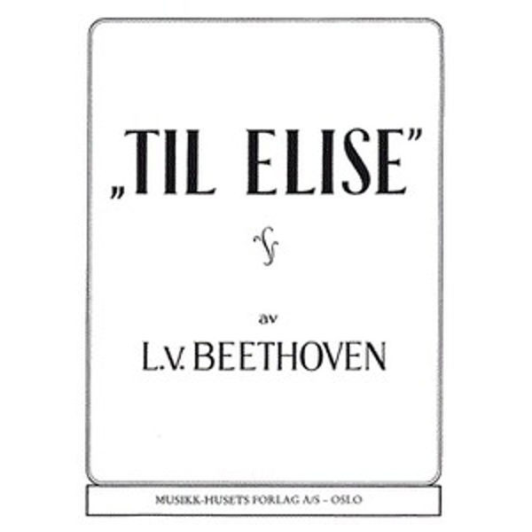 Til Elise, Ludvig Van Beethoven - Piano