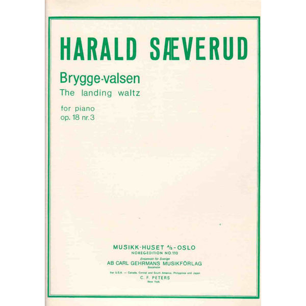 Bryggevalsen, Op. 18 No.3, Harald Sæverud - Piano