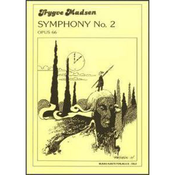Symfoni Nr. 2. Trygve Madsen - Orkester. Partitur