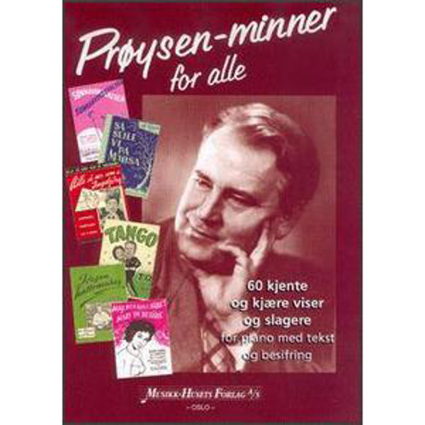Prøysen-Minner For Alle. Piano, Tekst, Besifring