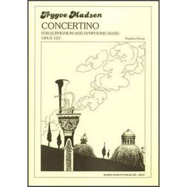 Concertino, Op. 123, Trygve Madsen - Euphonium og Orkester. Partitur