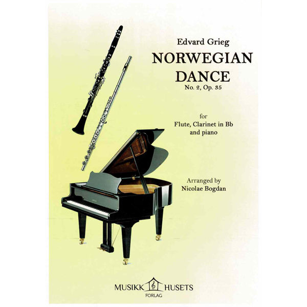 Norwegian Dance, Edvard Grieg arr. Nicolae Bogdan - Blåse Trio (Fløyte, Klarinett, Piano)