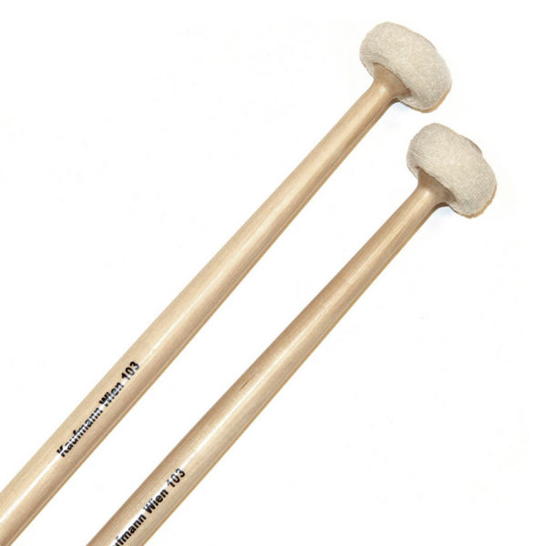 Paukekøller Kaufmann Wiener Schlegel 103, Mittelhart Flanell, Hickory Handle