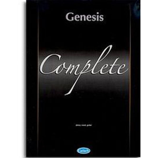 Genesis Complete - Piano / Vokal / Gitar