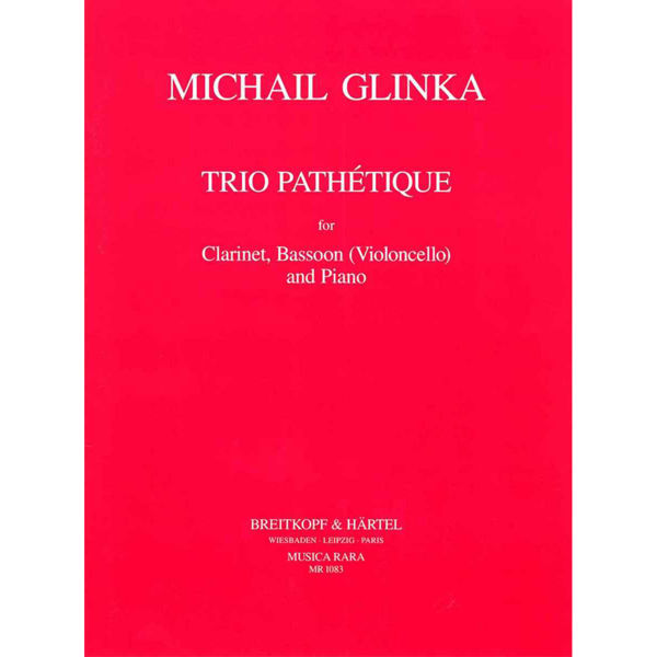 Trio Pathétique, Michail Glinka. Clarinet, Bassoon, Piano