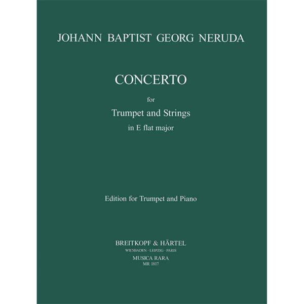 Concerto for Trumpet and Strings in Eb Major - Neruda. Edition for Trompet and Piano