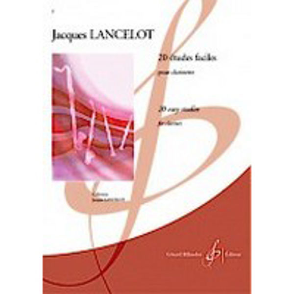 20 etudes faciles por Clarinet - Jacques Lancelot