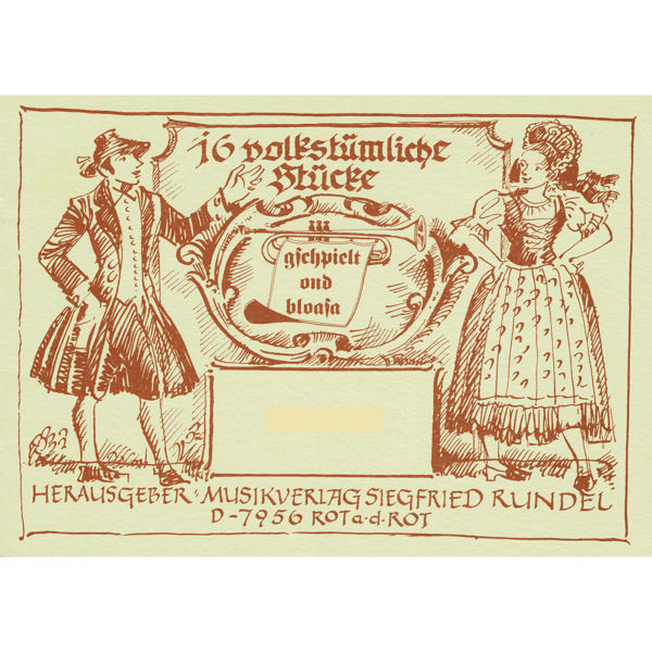 Gschpielt und bloasa Heft 1 - 16 volkstümliche Stücke, Komplett sett (12 st+Partitur)