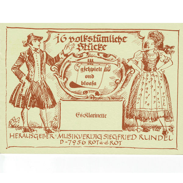 Gschpielt und bloasa Heft 1 - 16 volkstümliche Stücke, Klarinett Eb