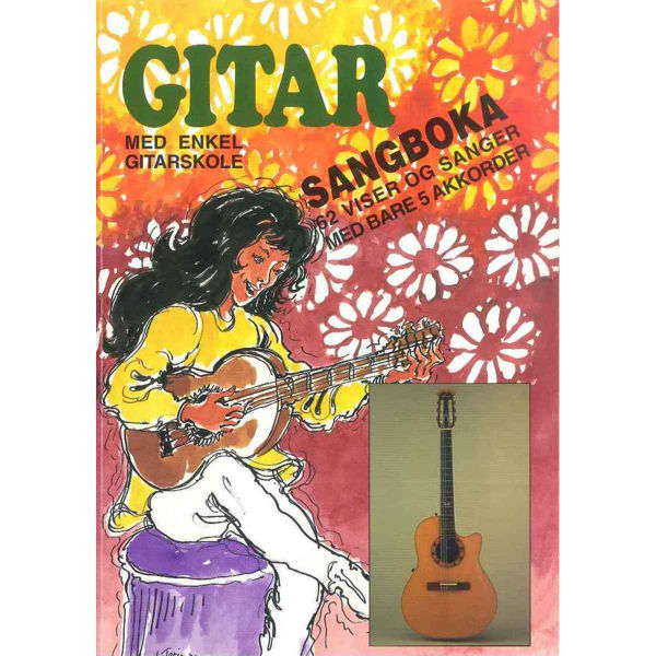 Gitarsangboka - med enkel Gitarskole - red. Dramstad