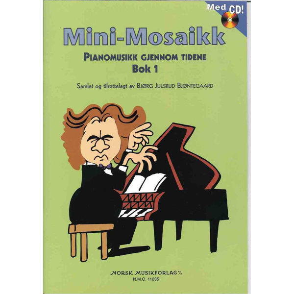 Mini-Mosaikk 1, Bjørg Julsrud Bjøntegaard - Piano m/CD