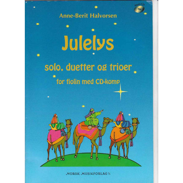 Julelys solo, duetter og trioer for fiolin med CD-komp