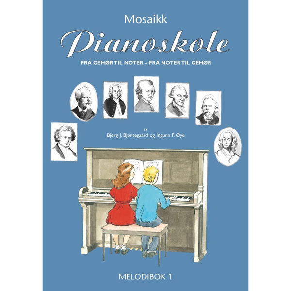 Mosaikk Pianoskole Melodibok del 1, Bjøntegaard/Øye