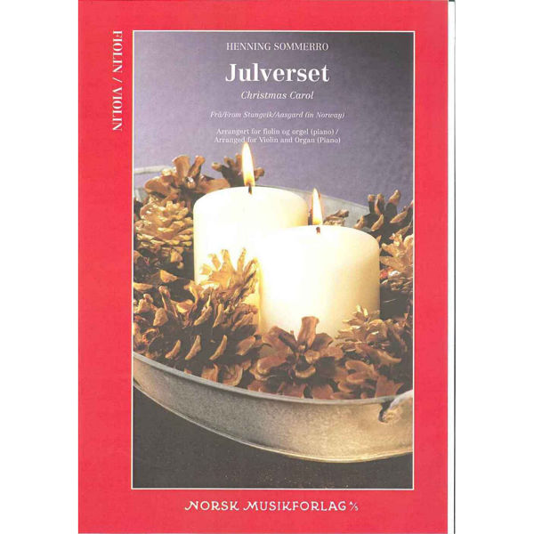 Juleverset (Christmas Carol) arr Henning Sommerro - Fiolin og Piano/Orgel