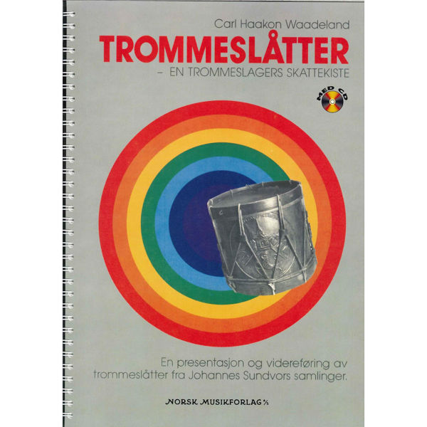 Trommeslåtter, Carl Haakon Waadeland. Bok m/CD