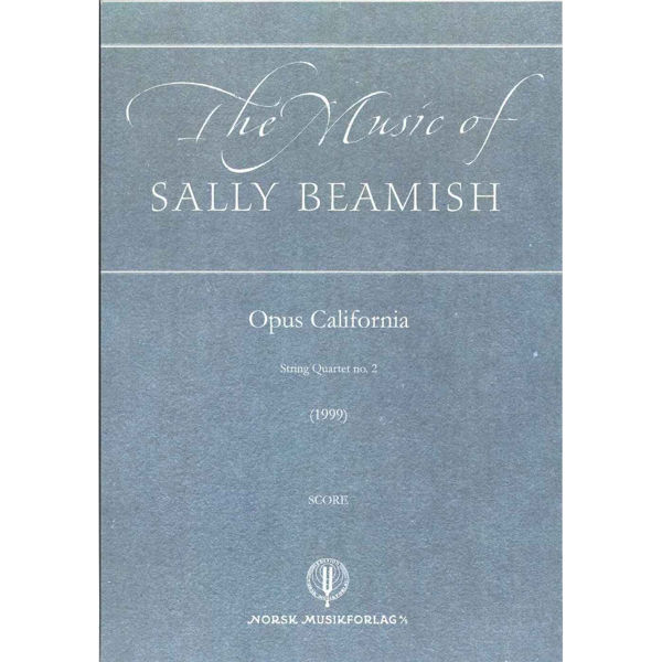 Opus California. Score, Sally Beamish - Str.Quartet No.2 Partitur