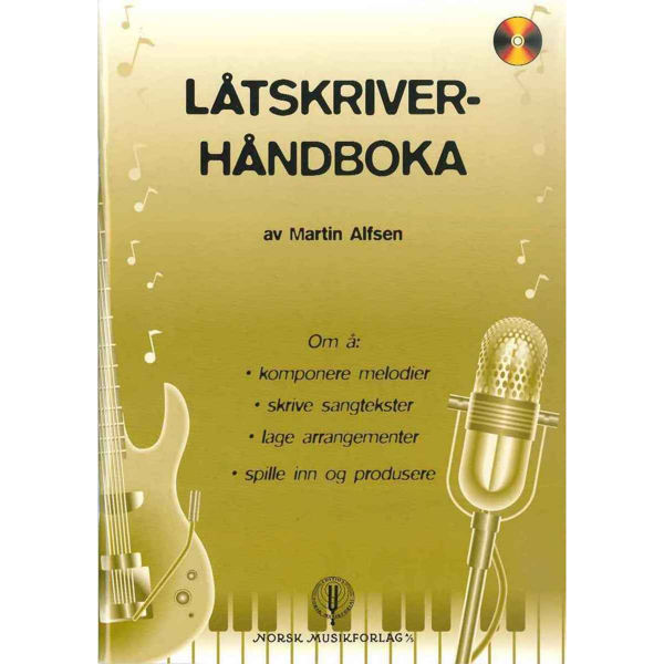 Låtskriver-Håndboka. Bok/Cd, Martin Alfsen - Teori Bok