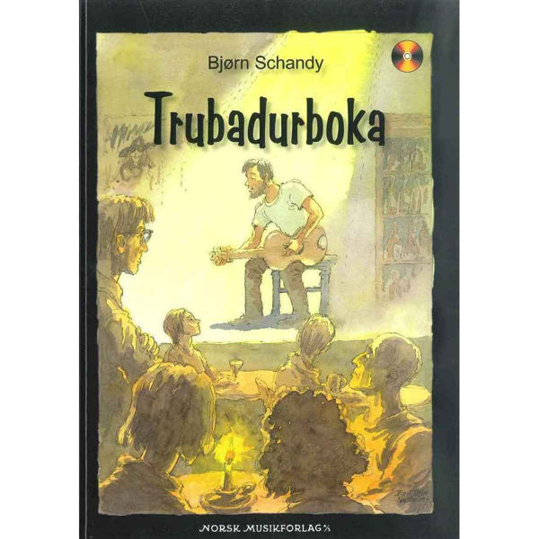 Trubadurboka. Bjørn Schandy - Visebok+CD