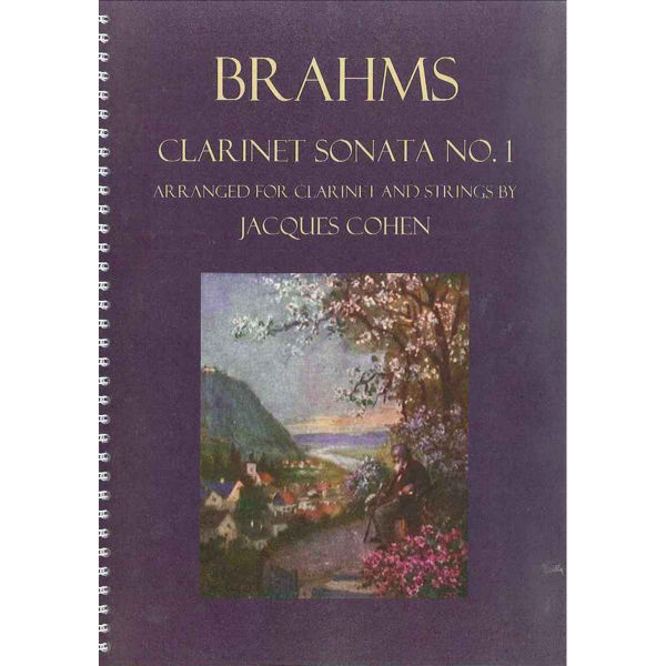 Clarinet Sonata No.1. Score, Johannes Brahms/J Cohen - Clarinet & Strings Partitur