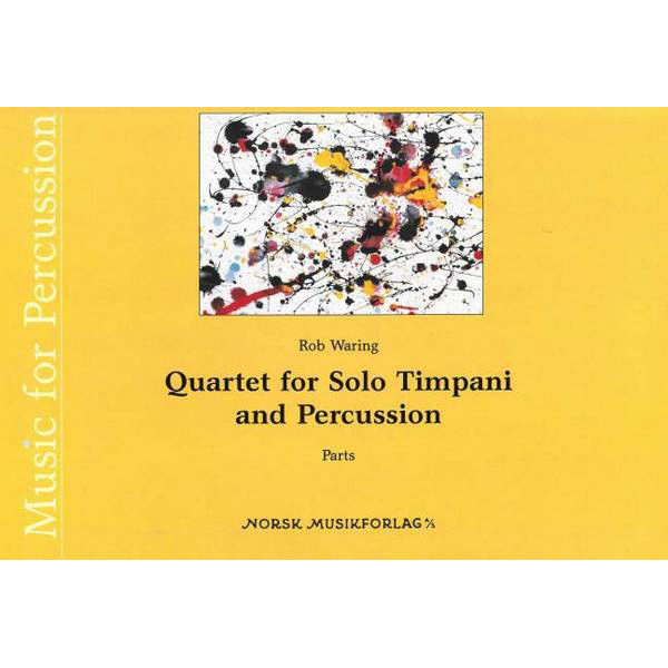 Quartet for Solo Timpani and Percussion, Rob Waring. Parts