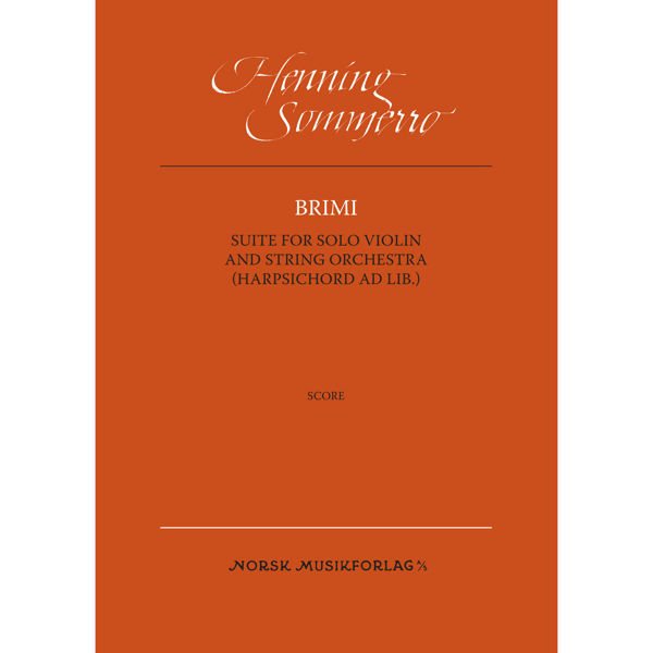 Brimi, Henning Sommerro (Fiolin solo, og strykeorkester)