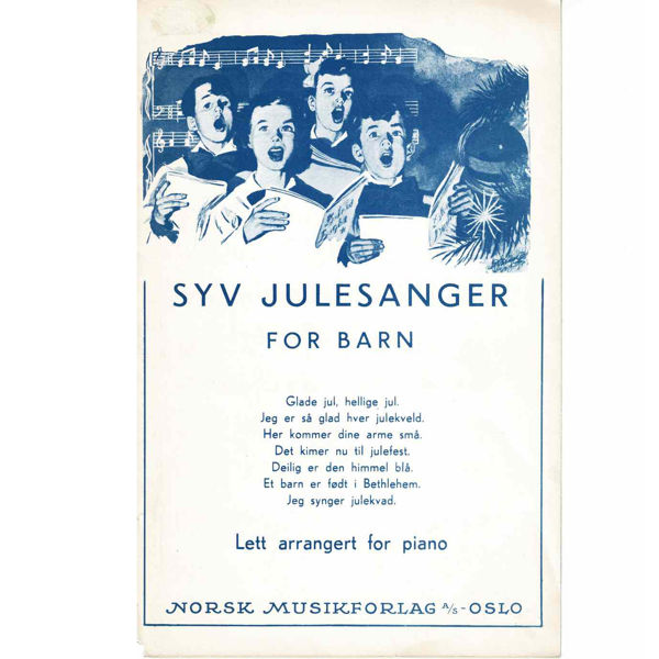 Syv Julesanger For Barn - Piano (Lett Arr.)