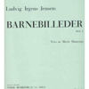 Barnebilleder - Hefte 2, Ludvig Irgens Jensen - Sang, Piano