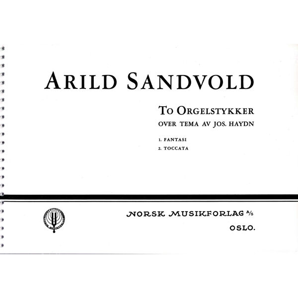 To Orgelstykker over tema av Jos.Haydn, Arild Sandvold