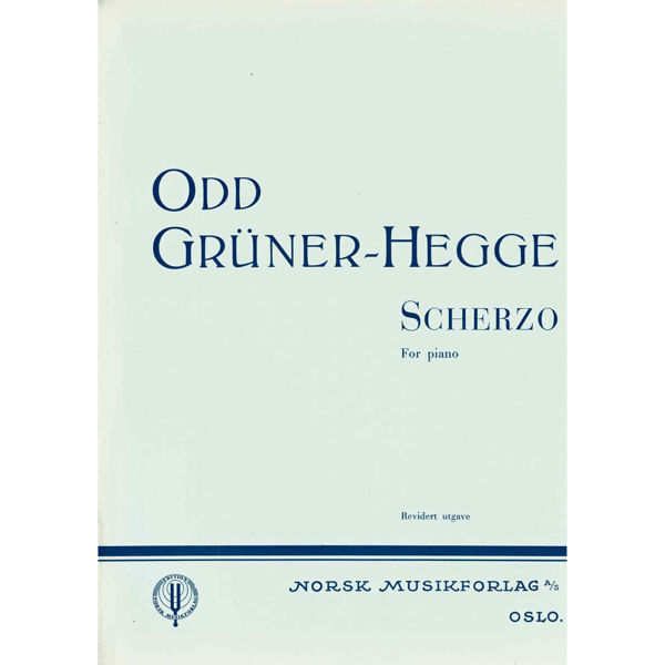 Scherzo, Odd Gruner-Hegge - Piano