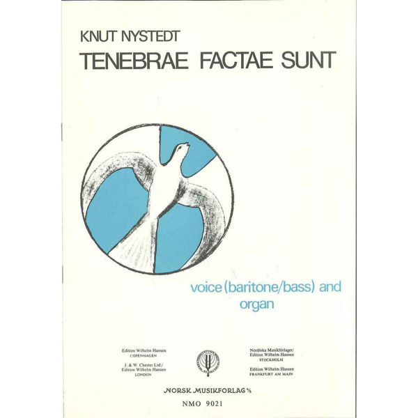 Tenebrae Factae Sunt, Knut Nystedt - Sang (Baryton/Bass Sang/Voice, orgel