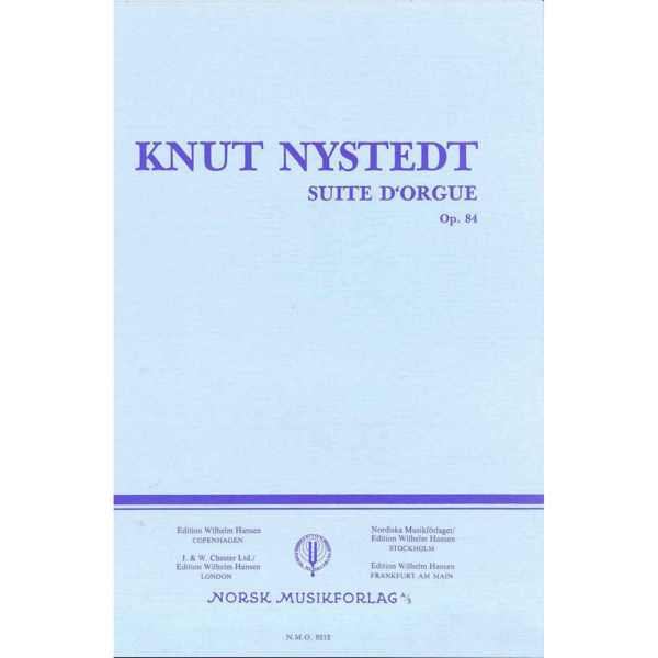 Suite D'Orgue Op.84, Knut Nystedt - Orgel
