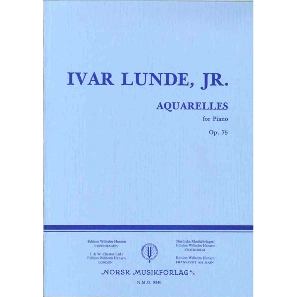 Aquarelles  Op.75, Ivar Jr. Lunde - Piano