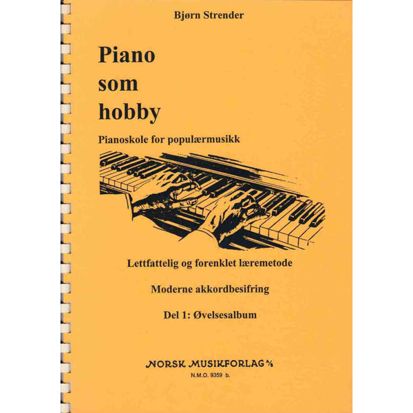 Piano Som Hobby Del 1, Øvelsesalbum. Bjørn Strender