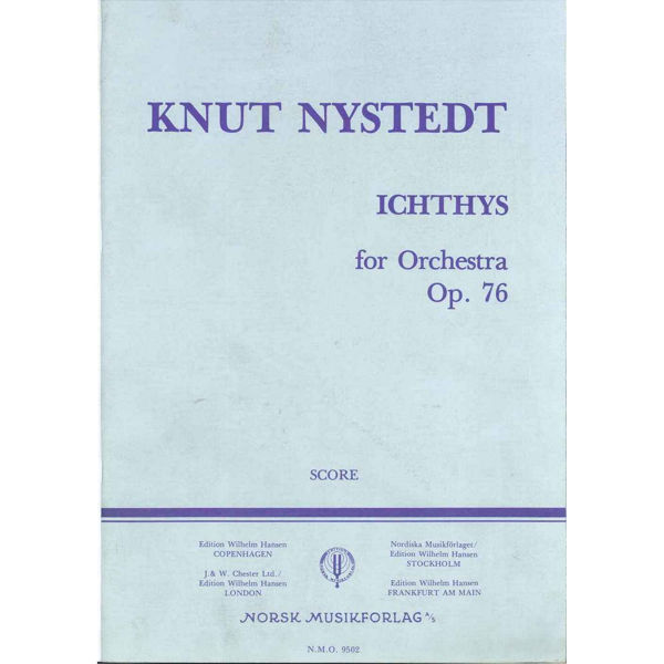 Ichthys  Op.76, Knut Nystedt - Orkester Partitur