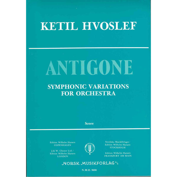 Antigone, Ketil Hvoslef - Orkester Partitur