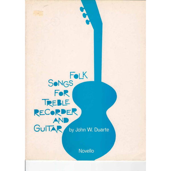 Folk Songs for Treble Recorder and Guitar