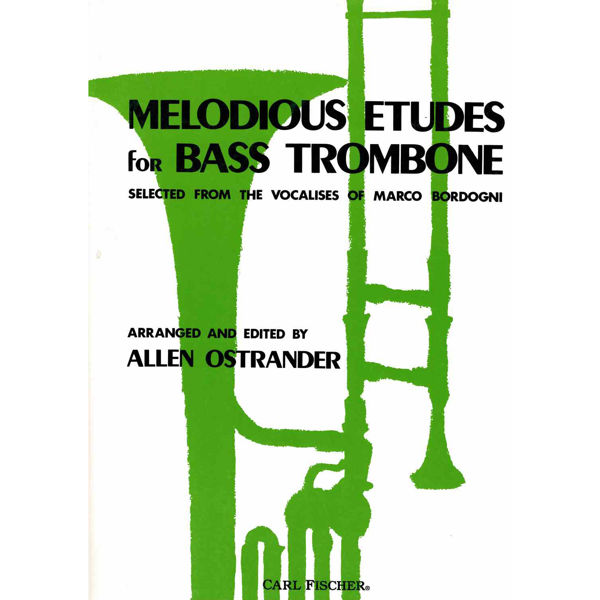 Melodious Etudes for Basstrombone - Marco Bordogni, arr Allen Ostrander