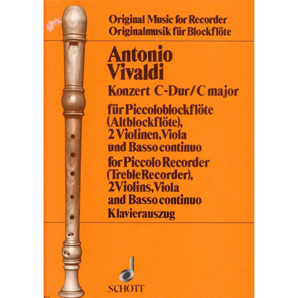 Konzert C-Dur, Altblokkfløyte og piano, Antonio Vivaldi