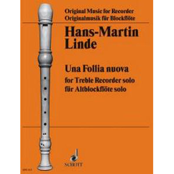 Una Follia nouva, Hans-Martin Linde. Recorder