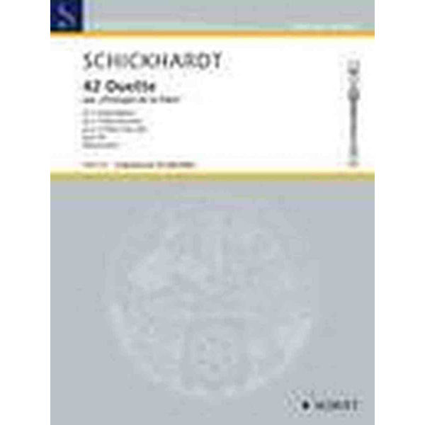 42 Duette for 2 treble recorders, Op. 38 Schickhardt