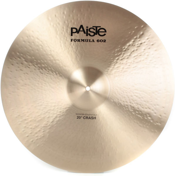 Cymbal Paiste Formula 602 Modern Essentials Crash, Crash 20, Vinnie Colaiuta