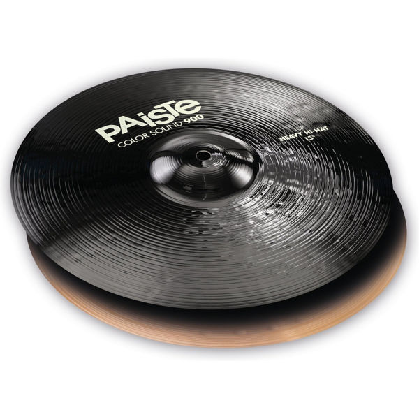 Hi-Hat Paiste 900 Colour Sound Black, Heavy 14, Pair