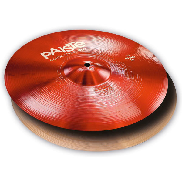 Hi-Hat Paiste 900 Colour Sound Red, Medium 14, Pair