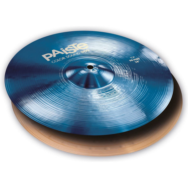 Hi-Hat Paiste 900 Colour Sound Blue, Medium 14, Pair