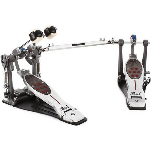 Stortrommepedal Pearl P-2052BL, Eliminator Belt Drive, Twin Pedal, Complete, Left