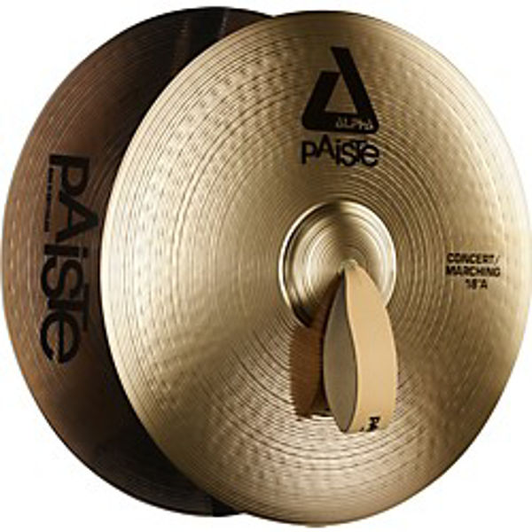 Marsjcymbal Paiste Alpha Concert/Marching 16 m/Reim