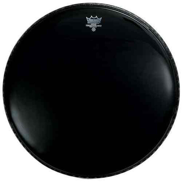 Stortrommeskinn Remo Powerstroke 3 Ebony, P3-1018-ES, 18 m/Falam Slam Patch